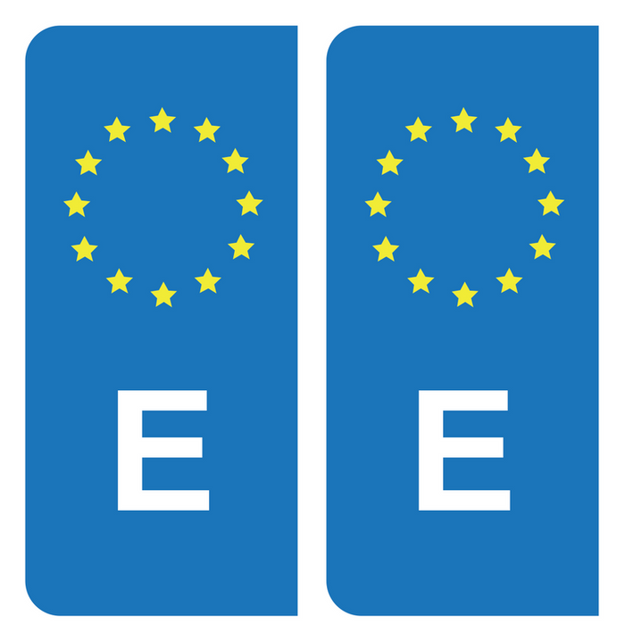 Autocollant Plaque Allemagne "D" - Sticker Voiture Deutschland Europe, Fabriqué En France, Neuf