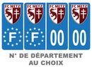 Pack Premium Autocollant Plaque d'immatriculation FC Metz
