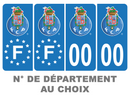 Pack Premium Autocollant Plaque d’immatriculation FC Porto Noir