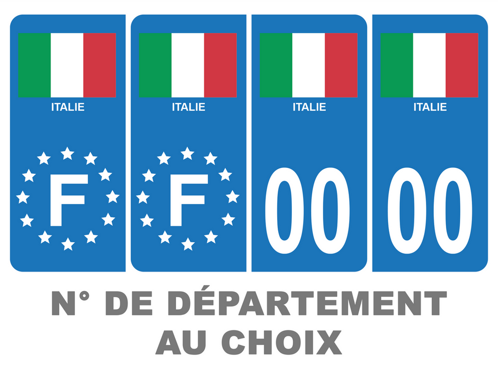 Autocollant de voiture Italie Drapeau Décalque Alliage Alliage Emblem Autocollant de voiture Italie Drapeau Décalque Alliage Alliage Emblem