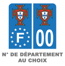 Pack Moto Premium Autocollant Plaque d'immatriculation FPF