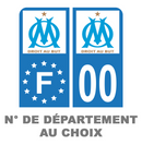 Pack Moto Premium Autocollant Plaque d'immatriculation OM