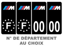 Pack Premium Autocollant Plaque d'immatriculation BMW 3M