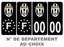 Pack Premium Autocollant Plaque d'immatriculation Juventus