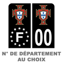 Pack Moto Premium Autocollant Plaque d'immatriculation FPF