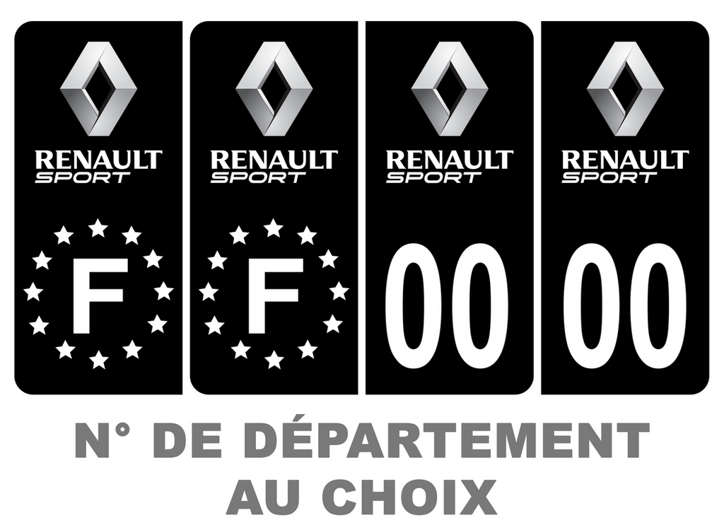 Pack Logo Renault Noir Neuf - Équipement auto