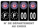 Pack Premium Autocollant Plaque d'immatriculation Club Toulouse Foot
