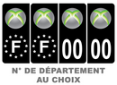 Pack Premium Autocollant Plaque d'immatriculation Xbox