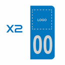 Autocollant Immatriculation Personnalisé AUTO ou MOTO