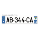 Autocollant Plaque d'immatriculation Voiture Département 28